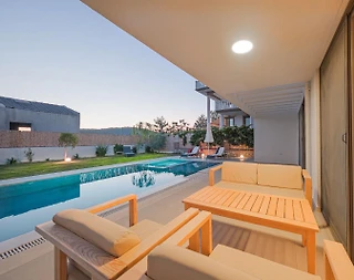 Fethiye Ölüdeniz'de Aile Gruplarına Uygun, Özel Havuzlu, Şık Villa - 5