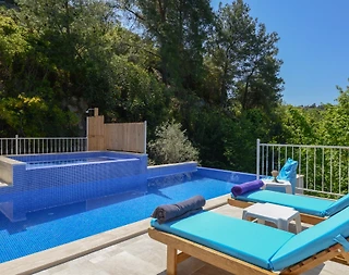 Kaş İslamlar'da Yemyeşil Doğada, Özel Havuzlu, Jakuzili Villa - 3
