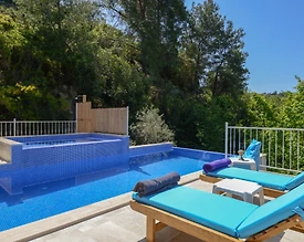 Kaş İslamlar'da Yemyeşil Doğada, Özel Havuzlu, Jakuzili Villa - 3