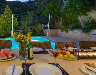 Kaş Kalkan'da İhtişamlı Deniz Manzaralı, Özel Havuzlu, Keyifli Villa - 4