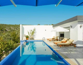 Kaş Üzümlü'de Eşsiz Doğa Manzaralı, Özel Havuzlu, Jakuzili Villası - 5