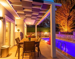 Fethiye Ölüdeniz'de Doğa Manzaralı, Özel Havuzlu, Konforlu Villa - 4