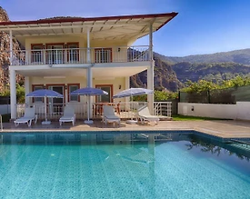 Ortaca Dalyan'da Doğa Manzaralı, Özel Havuzlu, Modern Tasarımlı Villa - 2