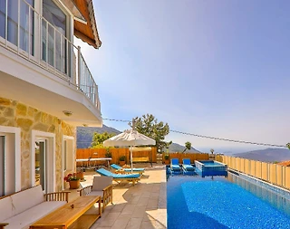 Kaş İslamlar'da Huzur Dolu Doğada, Özel Havuzlu, Jakuzili Villa - 4