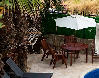 Datça Merkez'de Deniz Manzaralı, Özel Havuzlu, Kiralık Villa - 5