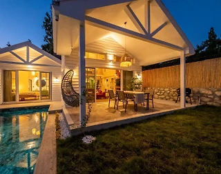 Muğla Seydikemer'de Muhteşem Tasarımlı, Özel Havuzlu, Kiralık Villa - 1
