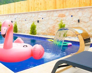 Kaş Ağullu'da Çocuk Oyun Alanlı, Özel Havuzlu, Konforlu Villa - 5