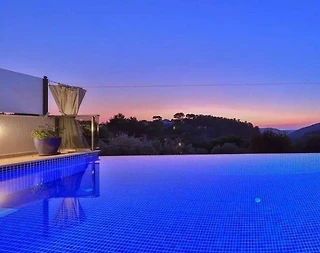 Kaş İslamlar'da Gözlerden Uzak, Özel Havuzlu, Balayı Villası - 2