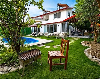 Seydikemer Gerişburnu'nda Doğa İle İç İçe, Özel Havuzlu, Konforlu Villa - 4