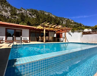 Muğla Menteşe'de Doğayla İç İçe, Özel Havuzlu, Kiralık Villa - 4