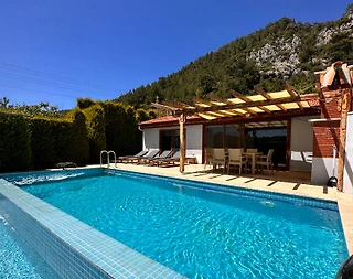 Muğla Menteşe'de Doğayla İç İçe, Özel Havuzlu, Kiralık Villa - 2