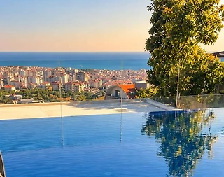 Alanya Büyükhasbahçe'de Huzurlu Konumda, Özel Havuzlu, Modern Villa - 1