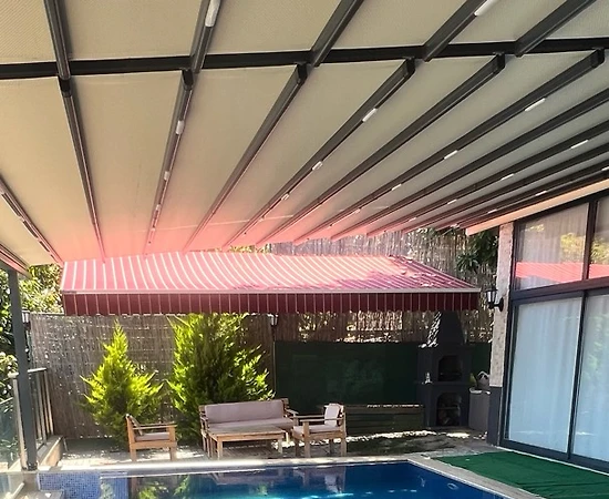 Alanya Büyükhasbahçe'de Modern Tasarımlı, Özel Havuzlu, 2+1 Villa - 1