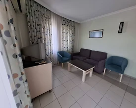 Alanya Güllerpınarı'nda Aquaparklı Tesis İçerisinde, 1+1 Suit - 3