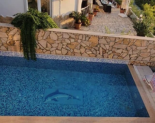 Alanya Kargıcak'ta Muhteşem Deniz Manzaralı, Özel Havuzlu, Şık Villa - 5