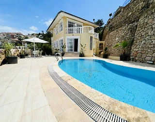 Alanya Kargıcak'ta Elverişli Konumda, Özel Havuzlu, Yazlık Villa - 3