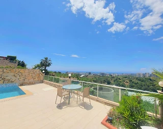 Alanya Kargıcak'ta Muhteşem Doğa Manzaralı, Özel Havuzlu, Kiralık Villa - 3