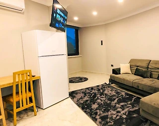 Alanya Kestel'de Tesis İçerisinde, Aquaparklı, 1+1 Tatil Evi - 5