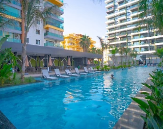 Alanya Mahmutlar'da Site İçerisinde, Ortak Havuzlu, Aquaparklı 2+1 Daire - 3