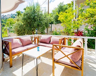 Alanya Sugözü'nde Doğa ve Deniz Manzaralı, Özel Havuzlu, Kiralık Villa - 4