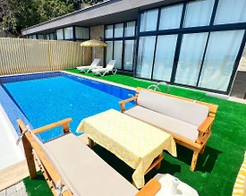 Alanya Büyükhasbahçe'de Merkeze Yakın, Özel Havuzlu, Balayı Villası - 2