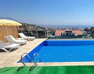 Alanya Büyükhasbahçe'de Modern Tasarımlı, Özel Havuzlu, 2+1 Villa - 3