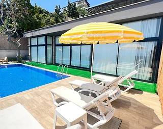 Alanya Büyükhasbahçe'de Modern Tasarımlı, Özel Havuzlu, 2+1 Villa - 4