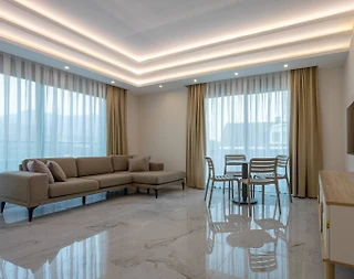 Alanya Oba'da Çekirdek Ailelere Uygun, Ortak Havuzlu, 2+1 Lüks Suite - 5