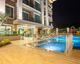 Alanya Oba'da Çekirdek Ailelere Uygun, Ortak Havuzlu, 2+1 Lüks Suite - 3