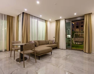 Alanya Oba'da Tesis İçerisinde, Özel Havuzlu, Konforlu Suite - 4