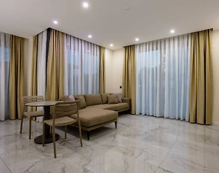 Alanya Oba'da Tesis İçerisinde, Özel Havuzlu, Konforlu Suite - 5