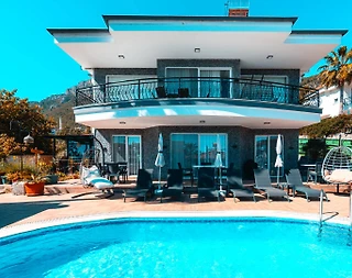Alanya Oba'da Kalabalık Aileler İçin Uygun, Özel Havuzlu, Kiralık Villa - 1