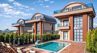 Luxury Villa with Private Pool Suitable for Large Families in Alanya