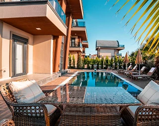 Alanya Payallar'da Merkezi Konumda, Isıtmalı Havuzlu, Modern Villa - 4