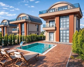 Alanya Payallar'da Merkezi Konumda, Isıtmalı Havuzlu, Modern Villa - 2