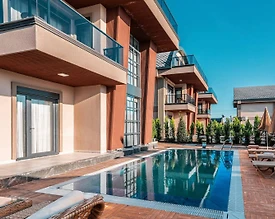 Alanya Payallar'da Merkezi Konumda, Isıtmalı Havuzlu, Modern Villa - 3