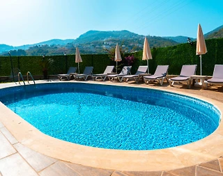 Alanya'da Merkezi Konumda, Deniz Manzaralı, Özel Havuzlu, Geniş Villa - 5