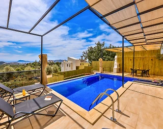 Antalya Kaş'ta Huzurun Kucağında, Özel Havuzlu, Jakuzili, Modern Villa - 3