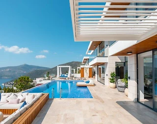 Kaş Kalkan'da Göz Alıcı Manzaralı, Sonsuzluk Havuzlu, Olanaklı Villa - 5