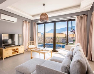 Kaş Çukurbağ'da Çekirdek Ailelere Uygun, Özel Havuzlu, Şık Villa - 5