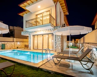Kaş Çukurbağ'da Doğa Manzaralı, Özel Havuzlu, Ferah Villa - 1