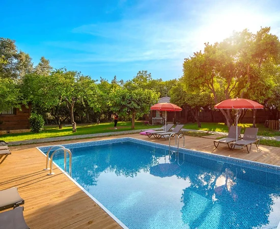 Antalya Alanya'da Merkeze Yakın Konumda, Ortak Havuzlu, Kiralık Bungalov - 1