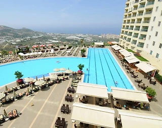 Antalya Alanya'da Muhteşem Konforlu, Ücretsiz Aquaparklı, Kiralık Villa - 1