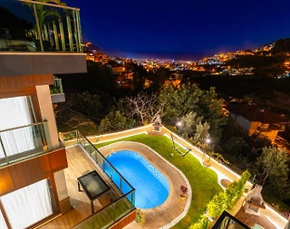 Antalya Alanya'da Geniş Ailelere Uygun, Özel Havuzlu, 5+1 Villa - 4