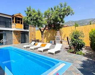 Antalya Demre'de Çekirdek Ailelere Uygun, Özel Havuzlu, Şık Villa - 4