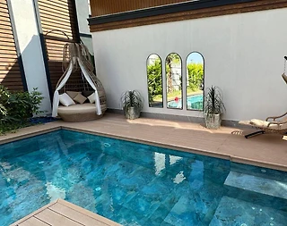 Antalya Döşemealtı'nda Modern Tasarımlı, Özel Havuzlu, Saunalı Villa - 4