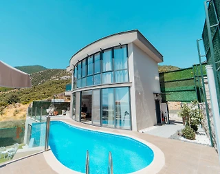 Antalya Finike'de Sakin Konumda, Özel Havuzlu, Modern Villa - 1
