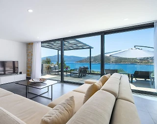 Kaş Kalkan'da Muhteşem Deniz Manzaralı, Özel Havuzlu, Balayı Villası - 5