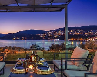 Kaş Kalkan'da Muhteşem Deniz Manzaralı, Özel Havuzlu, Balayı Villası - 4