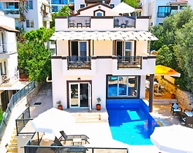 Antalya Kalkan'da Modern Tasarımlı, Özel Havuzlu, Kiralık Villa - 2